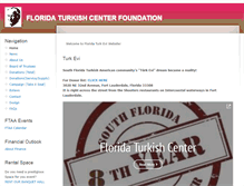 Tablet Screenshot of floridaturkishcenter.org